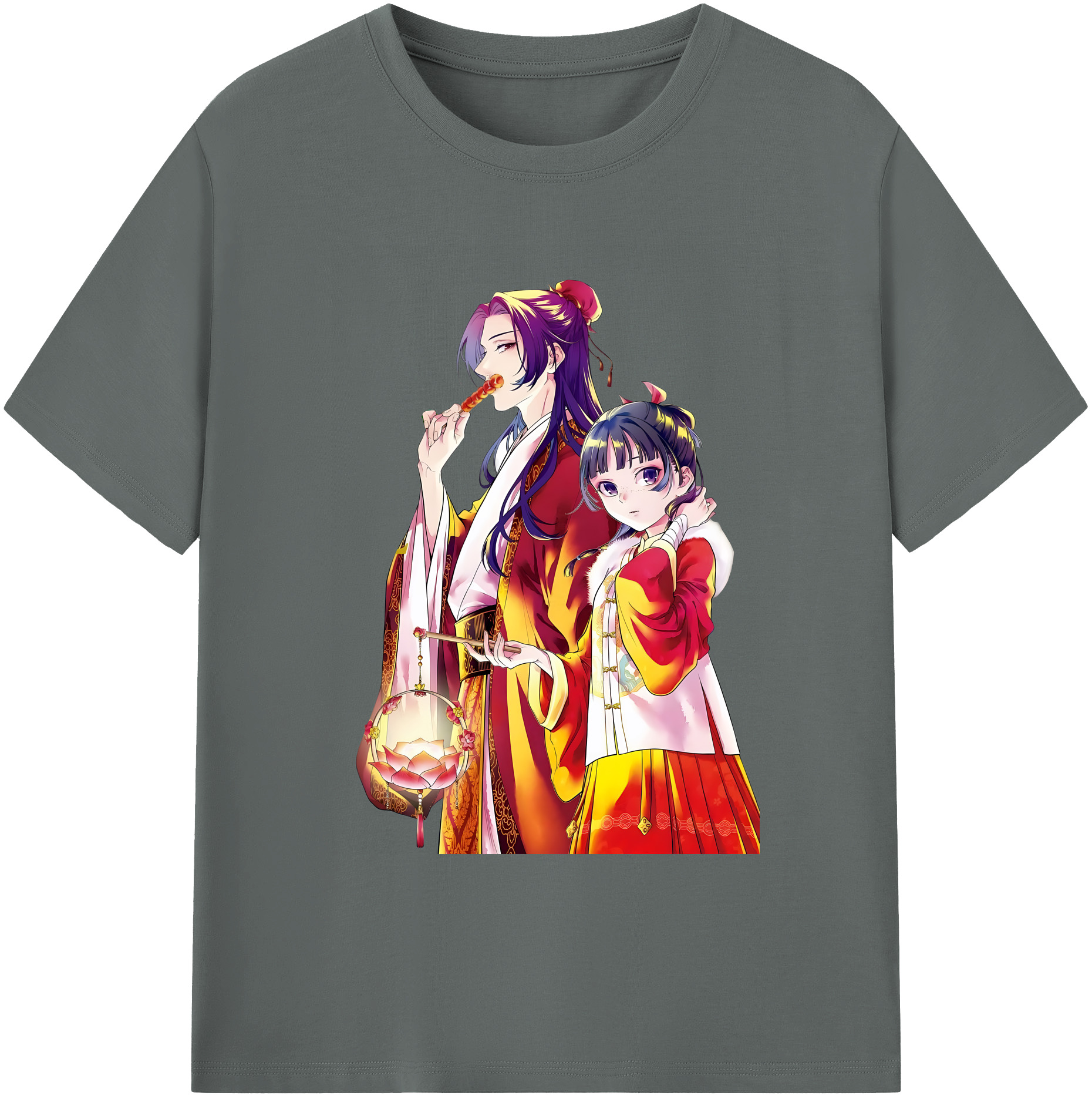 （画像用） 薬屋のひとりごと The Apothecary Diaries 綿100％ メンズ半袖Tシャツ｜肌触りやわらか＆通気性